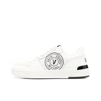VERSACE JEANS Couture Starlight Logo print Leather Sneakers