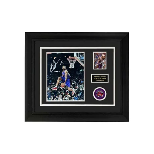 Yi Shot Photo Toronto Raptors Included SA Certificate Framed And Collectible Unisex