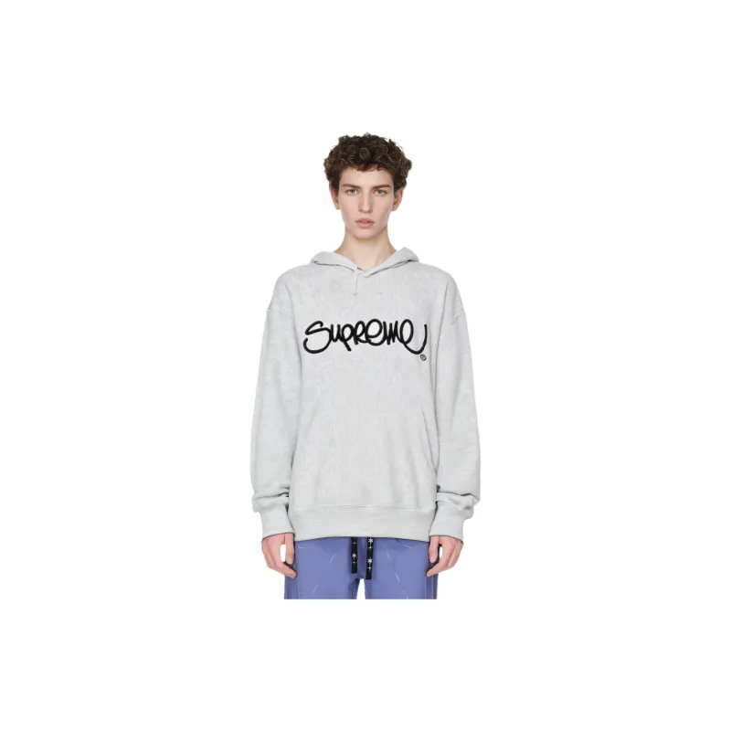 Supreme Raised Handstyle Hooded Sweatshirt-5