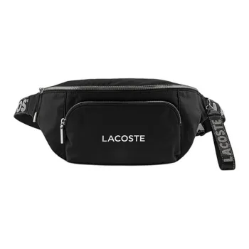 LACOSTE Canvas Fanny Pack Unisex Black