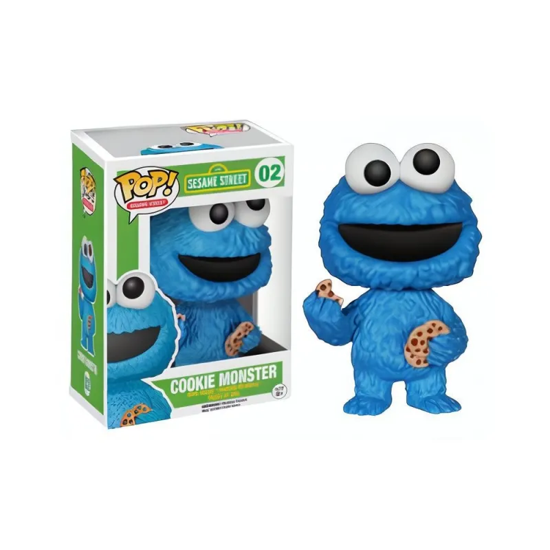 Funko Pop! Sesame Street Cookie Monster Flocked New York Comic Con Exclusive Figure #02-3