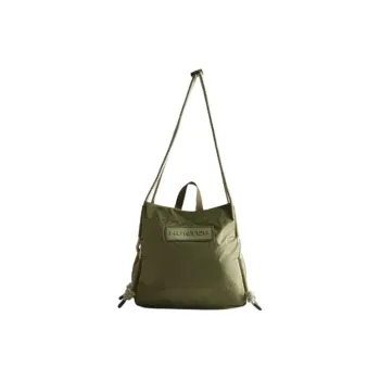 HUNTER Recycled Nylon Tote Bag, Shopping Bag, Shoulder Bag, Crossbody Bag, Handbag Unisex Bamboo Green