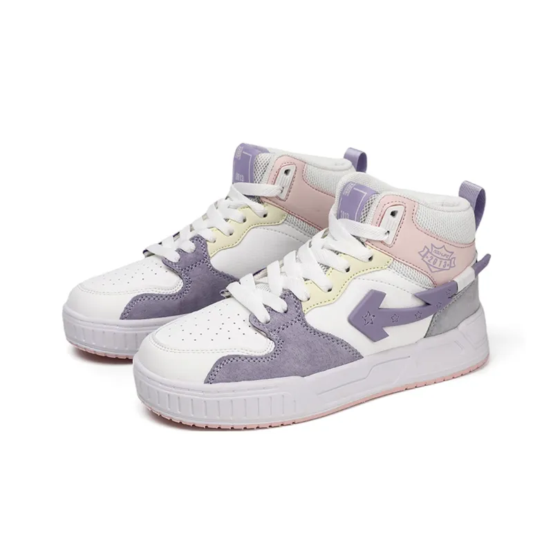 NDU Lightweight Anti-Slip High-Top Skateboard Shoes Women's-2