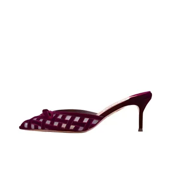 AQUAZZURA Closed Toe Slippers 6.5cm Women's Pink