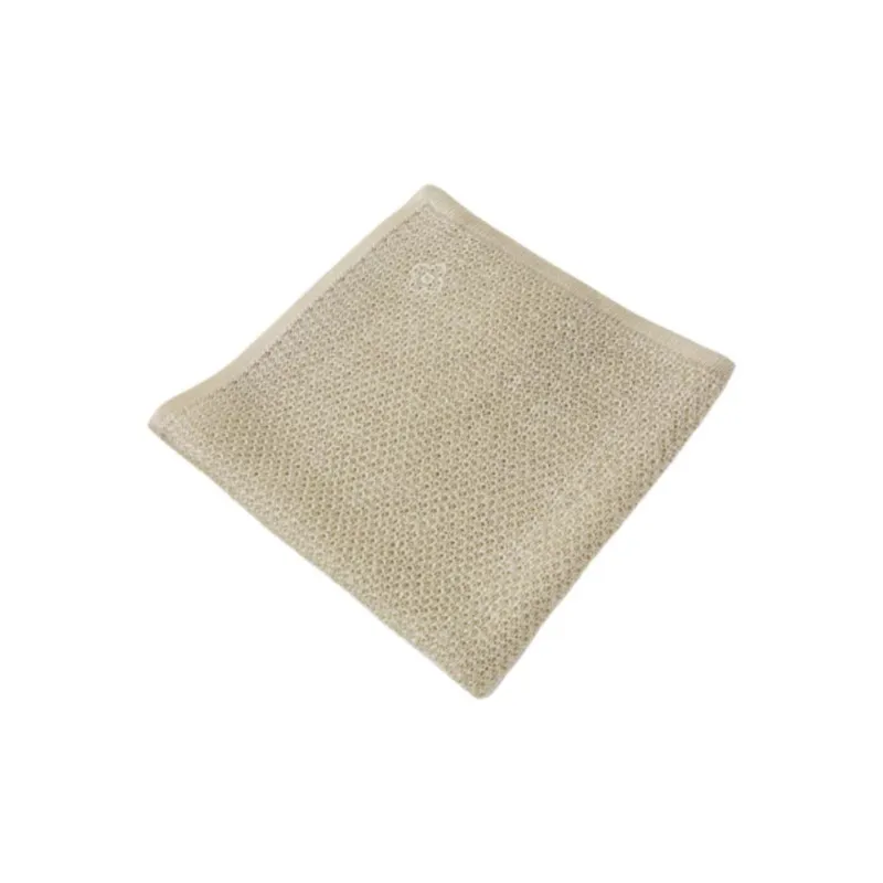 LARDINI Mulberry Silk Silk Scarves Men's Ecru-1