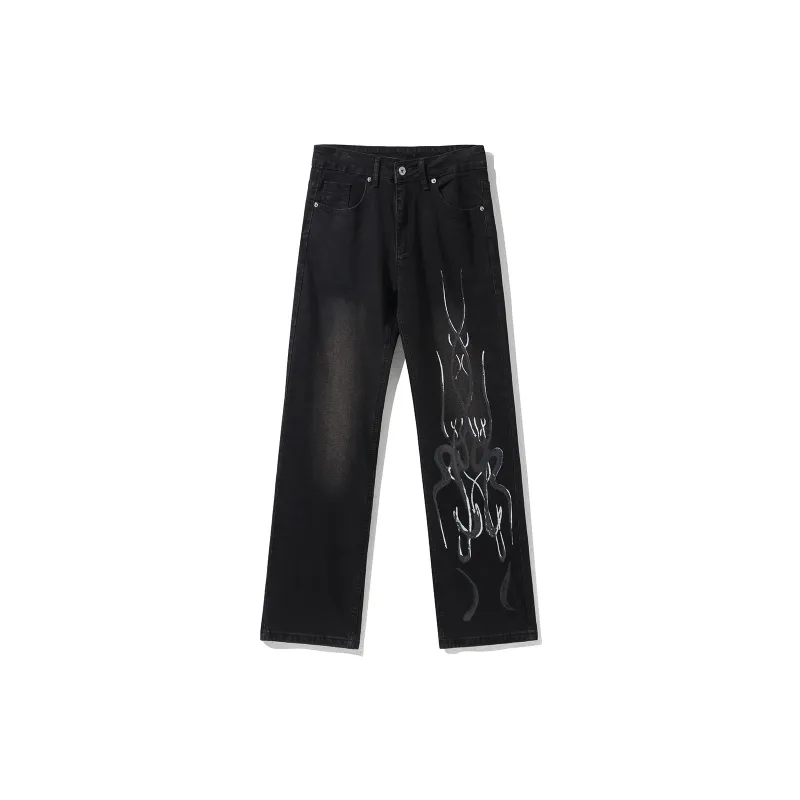 PAINT STAIN Jeans Unisex-9