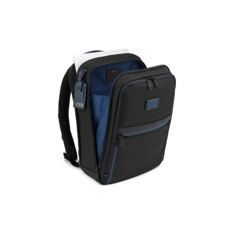 TUMI Bulletproof Nylon Backpack Unisex Black & Navy-4