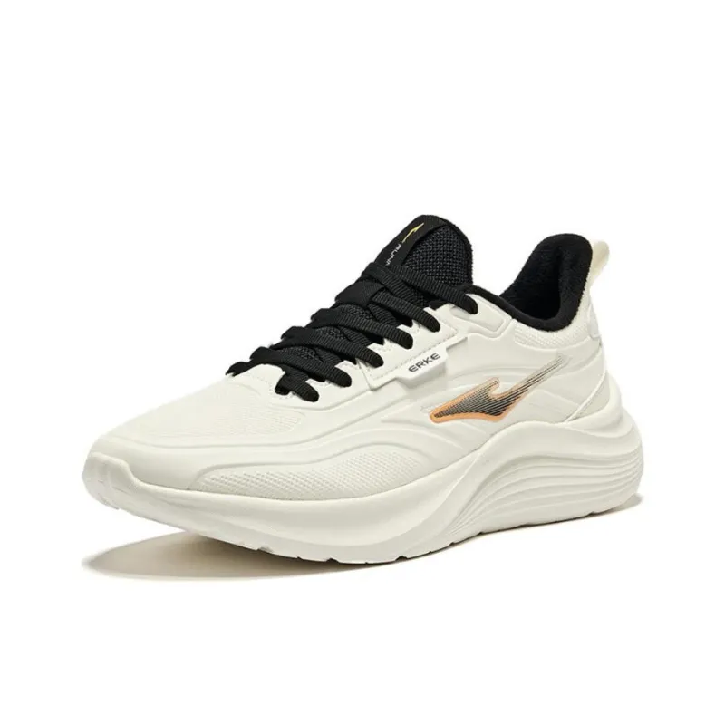 Erke Mingbird 2 Warm And Wear Resistant Low Top Running Shoes Men's Microcrystal White/Jet Black-1