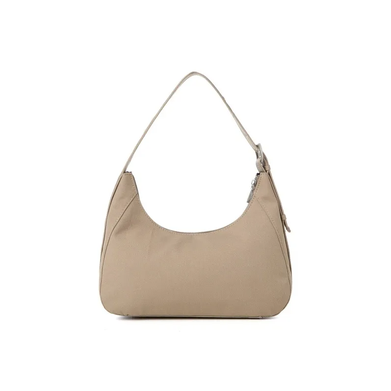 SQUARE Line Canvas Shoulder Bag Medium Size Women's Multicolor-4