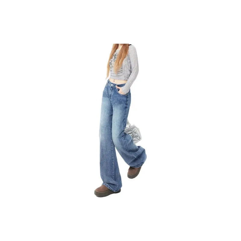 Concubine Zhu Jeans Women's Light Blue-3
