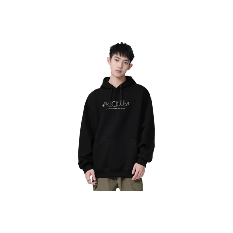 Carhartt WIP SS24 Hooded Precious Sweatshirt Men's Black-2