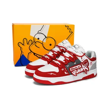 The Simpsons Low Top Skateboard Shoes Unisex