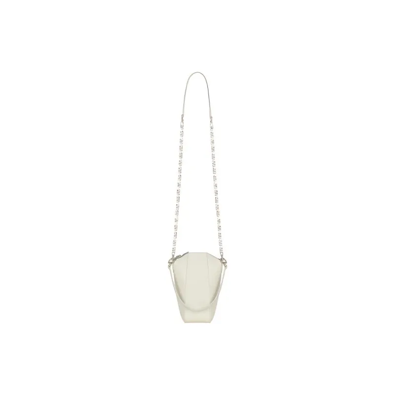 GIVENCHY Antigona Cow Leather Handbag Shoulder Bag Crossbody Bag Mini Women's Ivory White-1