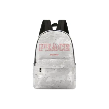 ONRF SOUNDBYTE Collaboration Polyester Backpacks Laptop Bags Backpack Regular Unisex White