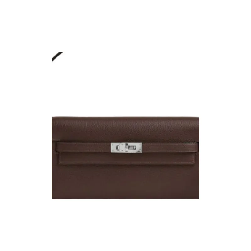 HERMES Kelly To Go Epsom Leather Shoulder Bag Crossbody Bag Women's 44 Moka Mocha-3