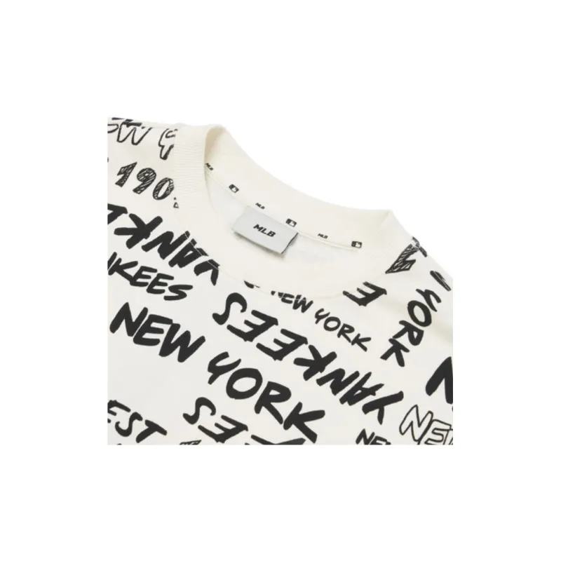 MLB New York Yankees Sweatshirts Unisex White-5