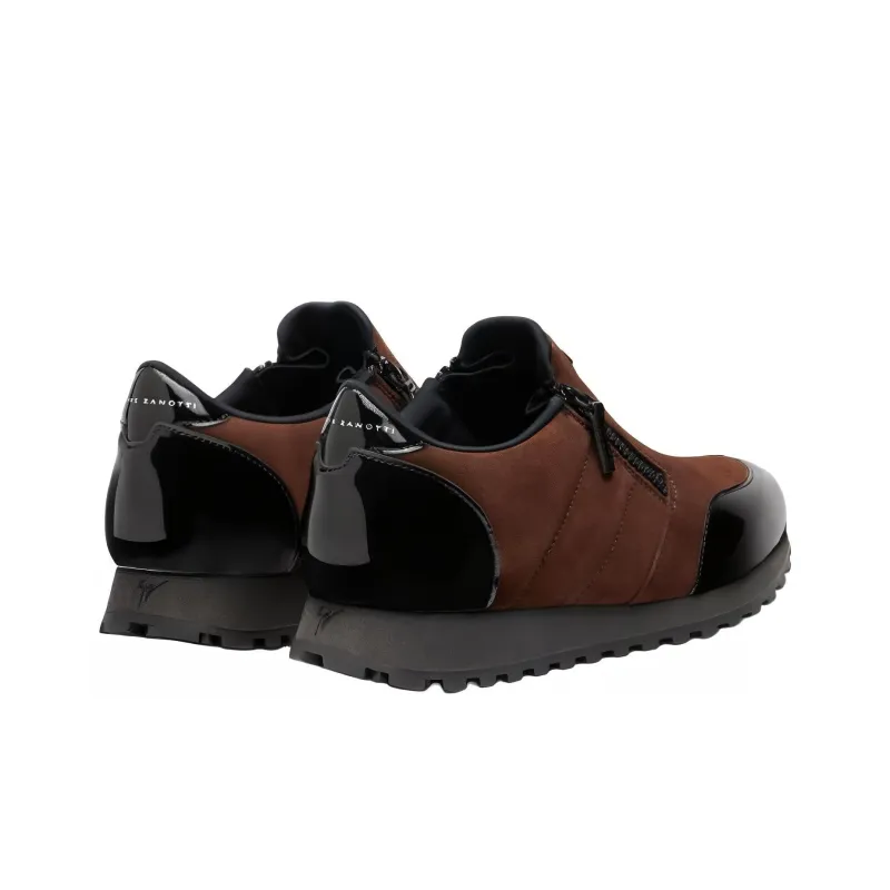 Giuseppe Zanotti Idle Run Suede Zip up Loafers-3