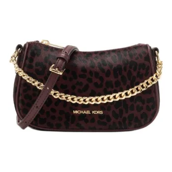 MICHAEL KORS Cow Leather Handbag Shoulder Bag Crossbody Bag Small Size Women's Burgundy
