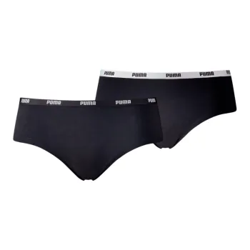 PUMA Hipster Underpants Women's 2 Pack Black