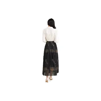SMEN Casual Long Skirts Women's Multicolor