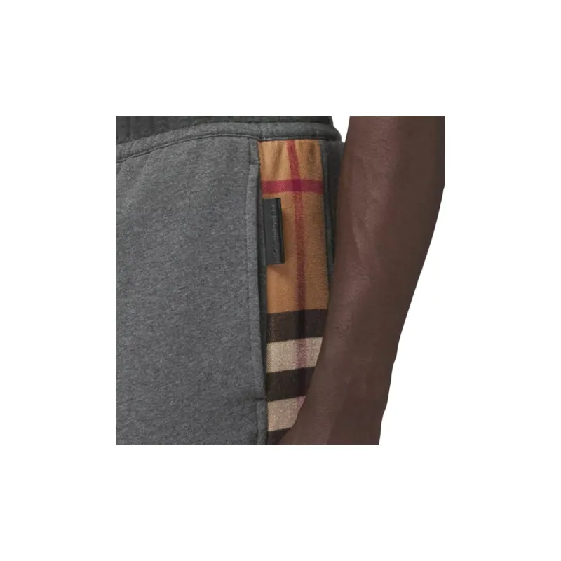 Burberry Check Panel Track Pants-5