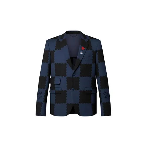 LOUIS VUITTON New Quarterly Products Of LV Business Suits Men Dark Blue