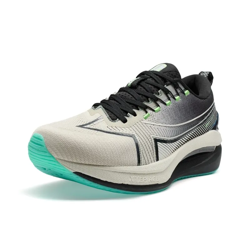 XTEP Cushioning Wear Resistant Low Top Training Running Shoes Men's Black Gray Color Winter Edition-2