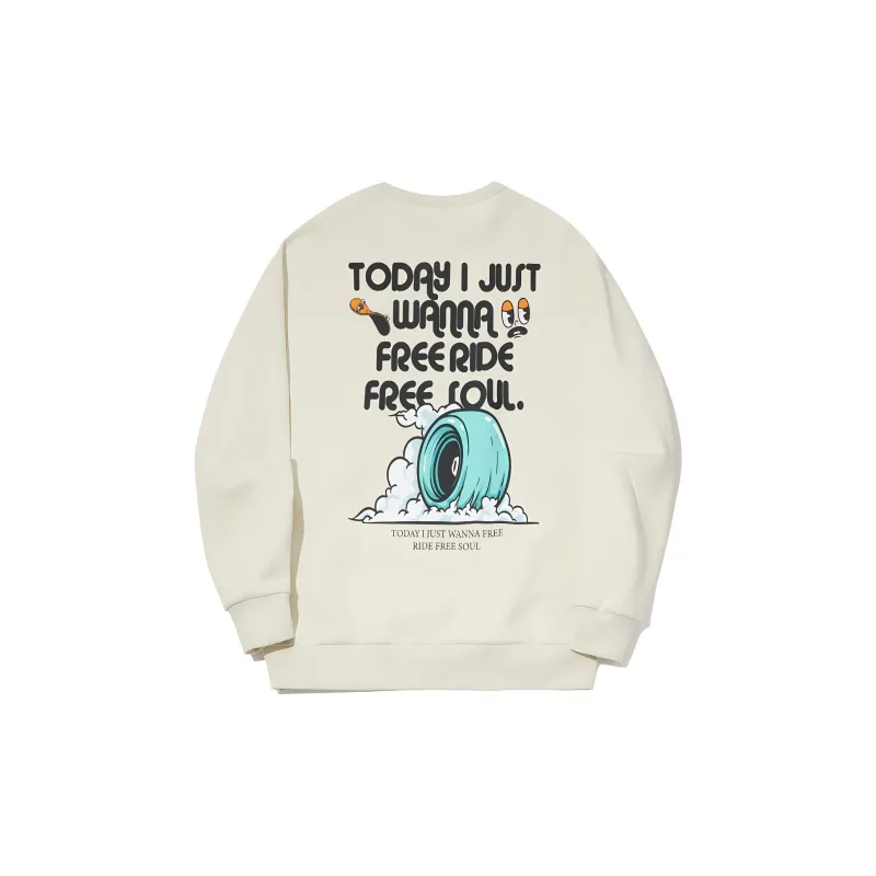 LiNing Sweatshirt Unisex Creamy Yellow-1