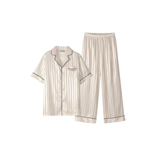 Same Language Pajamas Men's Pink White