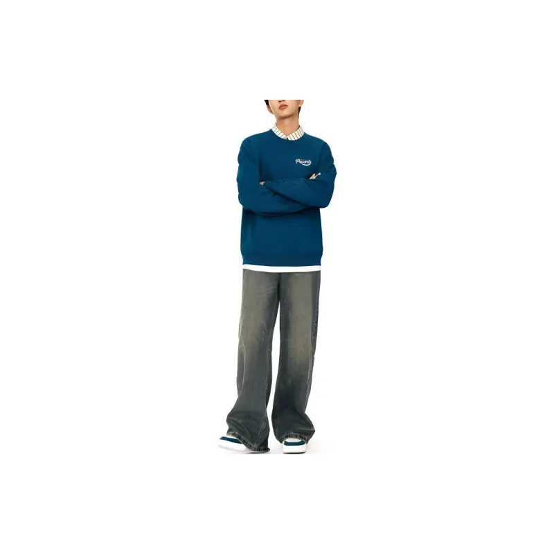 Anta Basketball Collection Sweatshirt Men's Holographic Blue-2