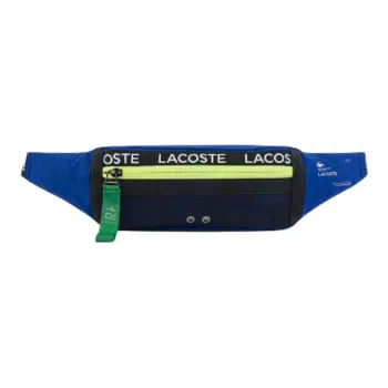 LACOSTE Polyamide One Shoulder Crossbody Bag Sling Bag Fanny Pack Medium Size Unisex Blue