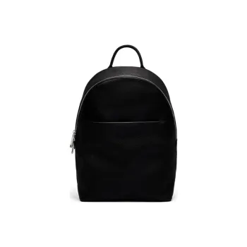 Ecco Cow Leather Backpack Large Size Unisex Black