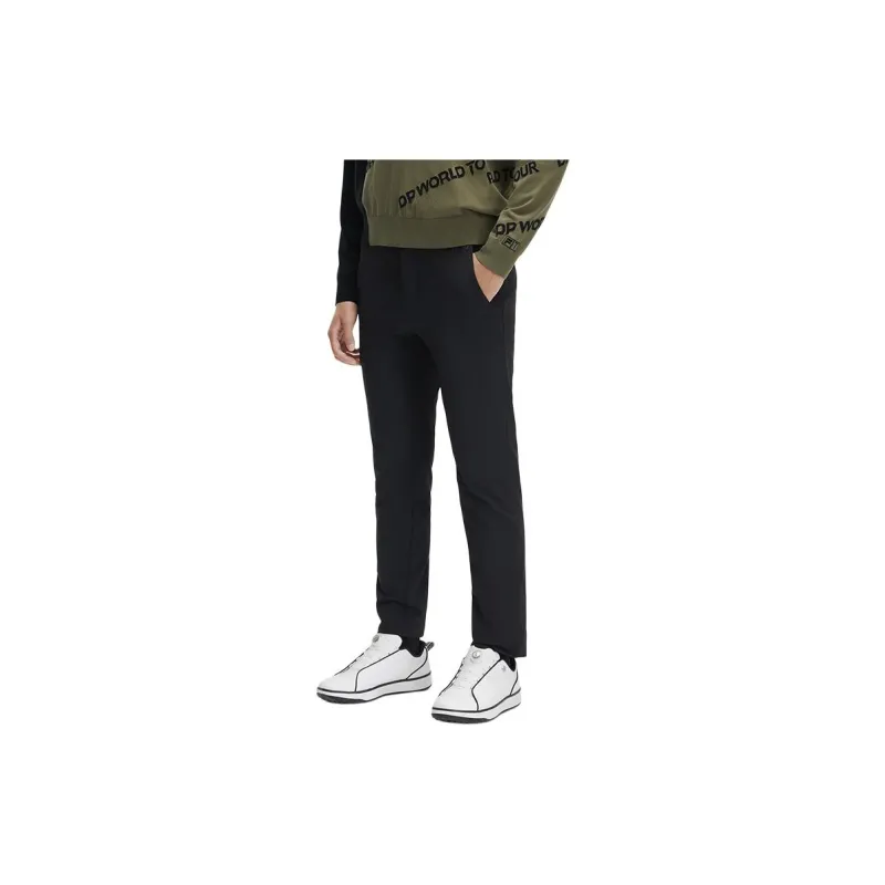FILA Golf Series Knitted Sports Pants Men's Black-4
