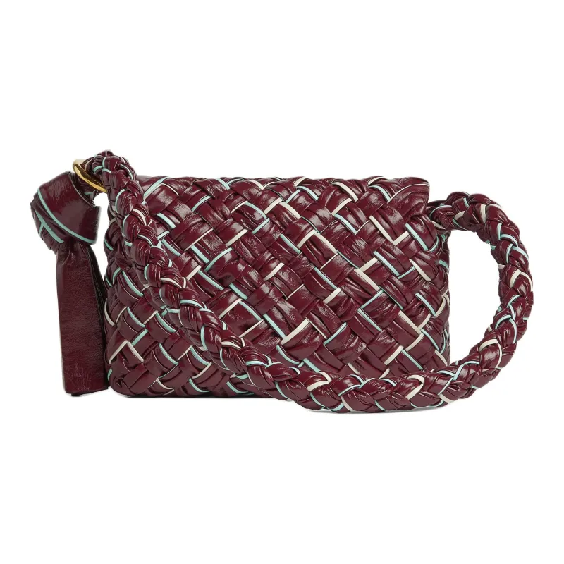 Bottega Veneta KALIMERO Calfskin Shoulder Bag, Handbag, Shoulder Bag Women's Barolo & Chalk-2