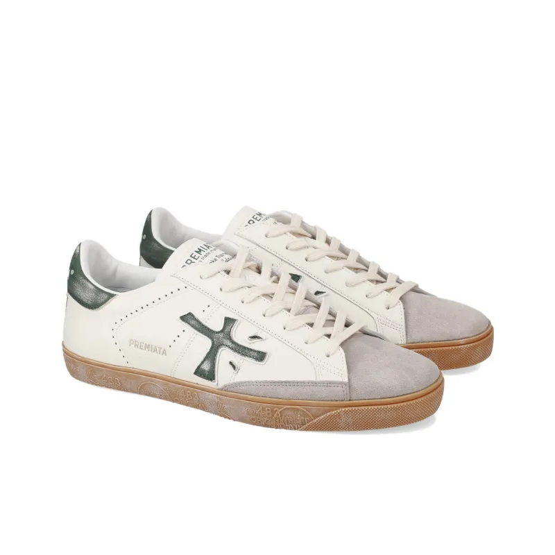 PREMIATA Steven Low Top Skateboard Shoes Men's Greige-2