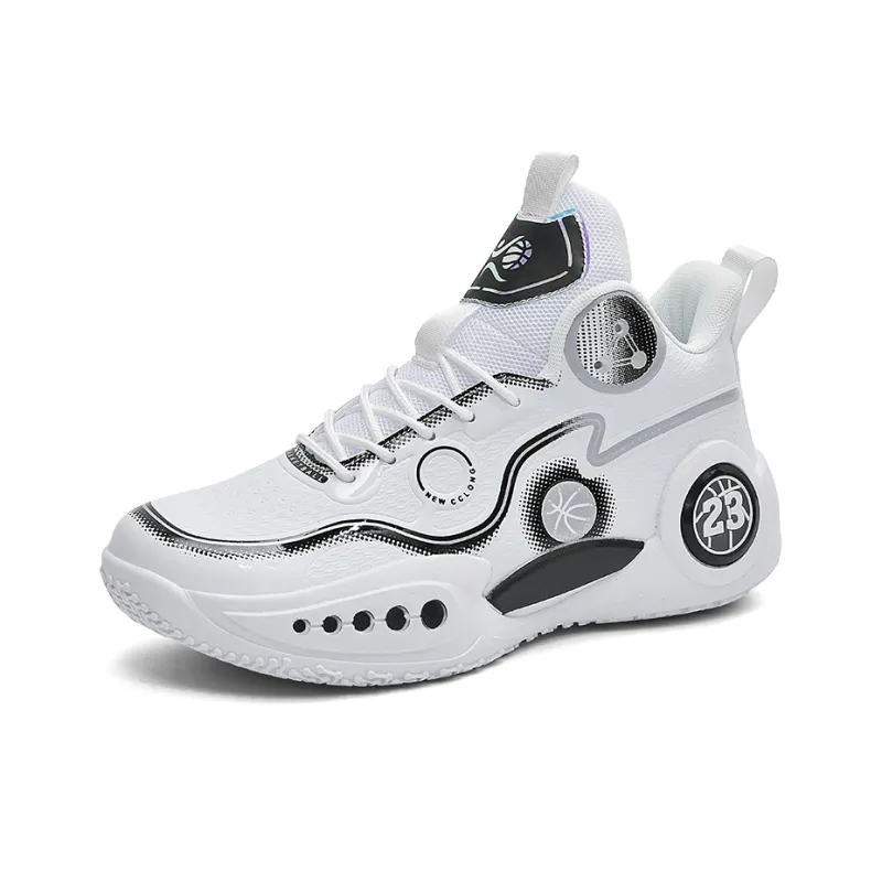 Black tailed Deer Cushioning, Slip Resistant, And Abrasion Resistant High Top Basketball Shoes Unisex-14