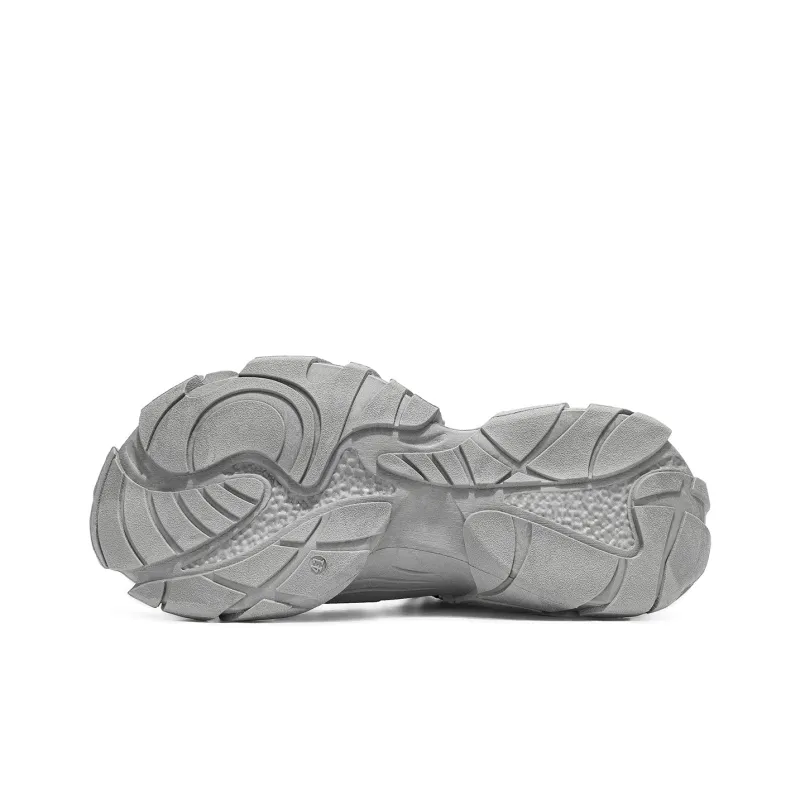 Binary Cushioning Coverage Abrasion Resistant Lightweight Breathable Slip Resistant Low Top Chunky Sneakers Men's-5