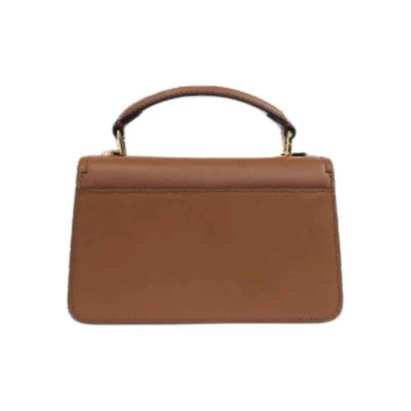 MICHAEL KORS Delancey Leather Shoulder Bag, Crossbody Bag, Handbag Women's Brown-3