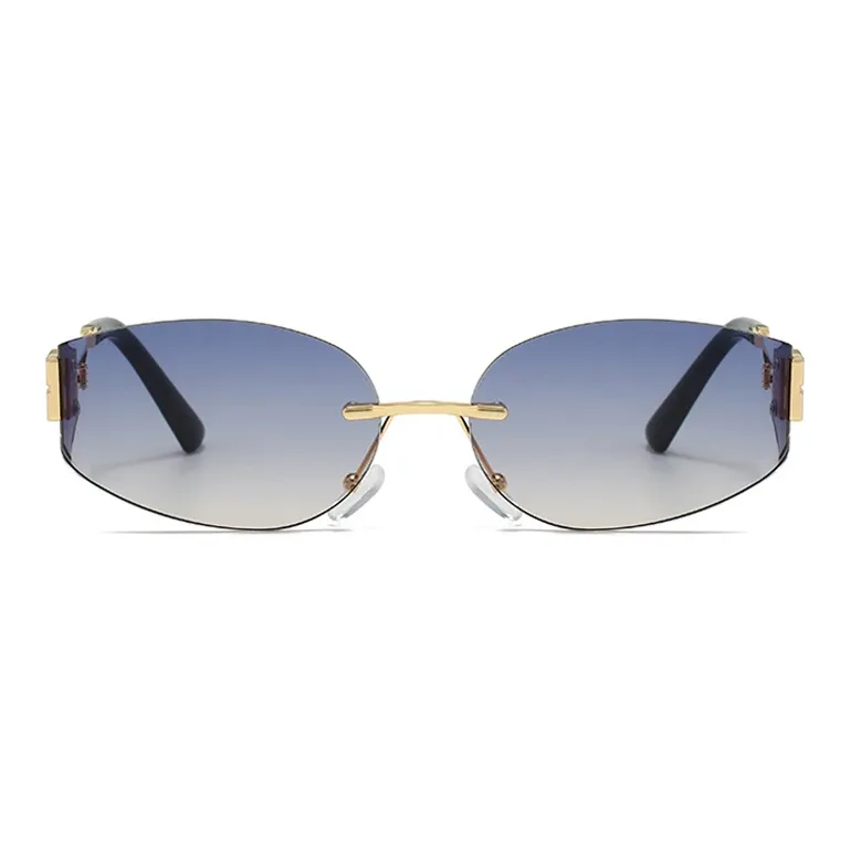 LILY&LOTTY Metal Irregular Shape Sunglasses Unisex-1
