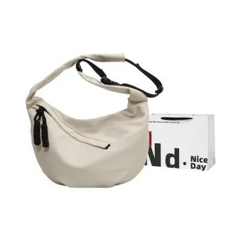 SWIMADE Fabric Crossbody Bag Regular Unisex White/Black/Red/Khaki