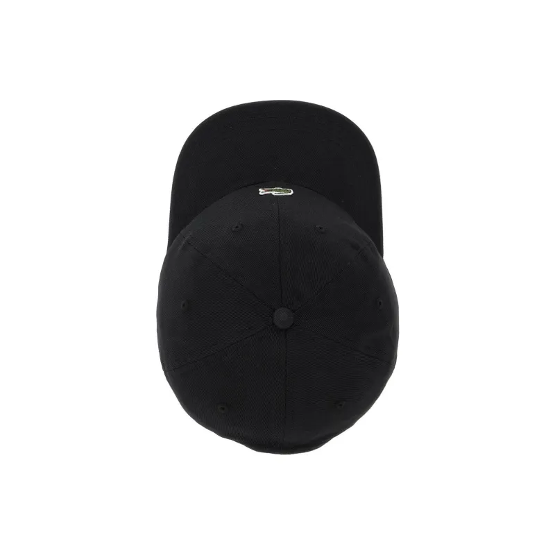 LACOSTE Organic Cotton Baseball Caps Men's Black-2