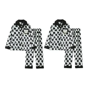 Maultiay Pajama Set Unisex Black