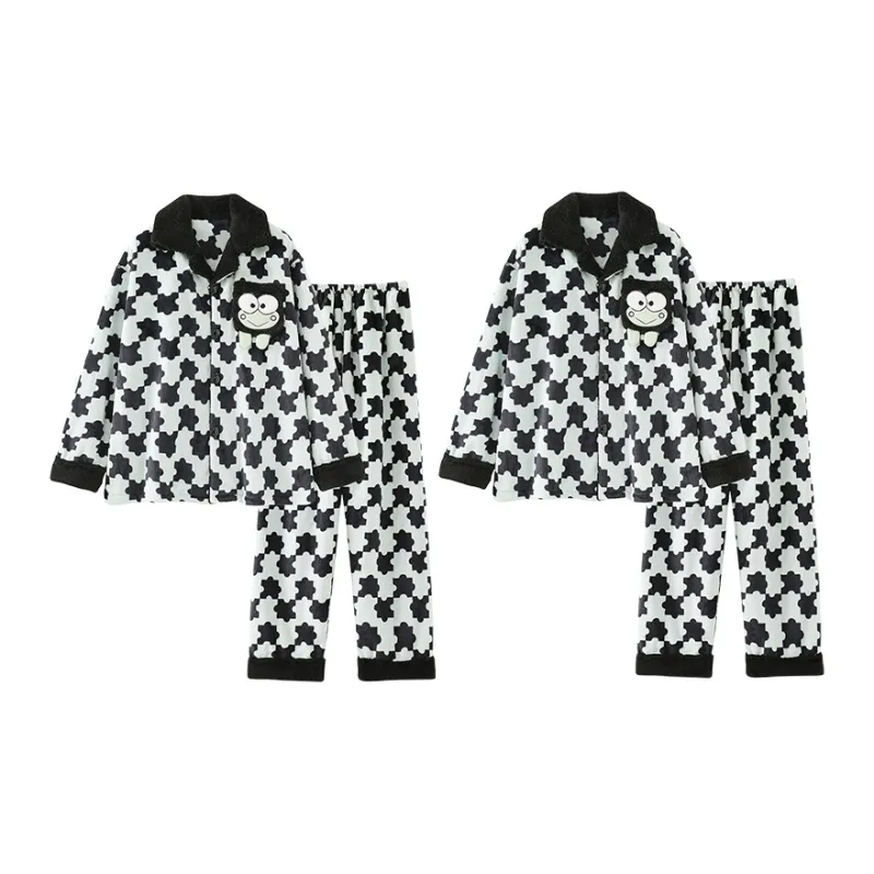 Maultiay Pajama Set Unisex Black-0