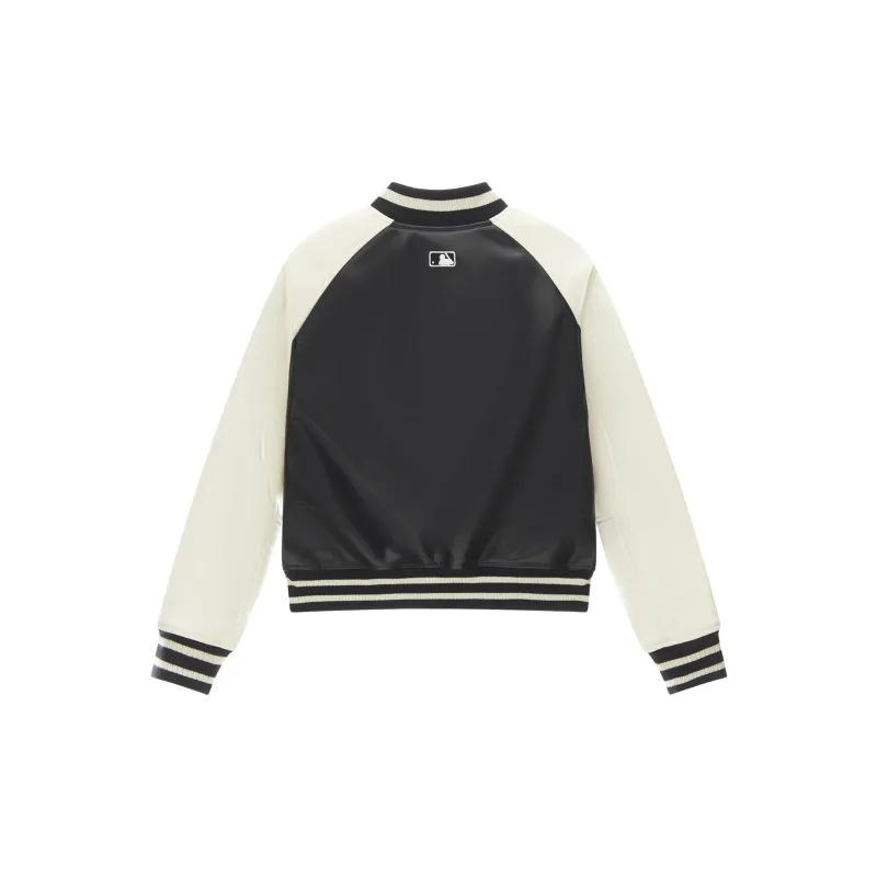MLB New York Yankees MLB Preppy Style Collection Baseball Jacket Women's Black-1