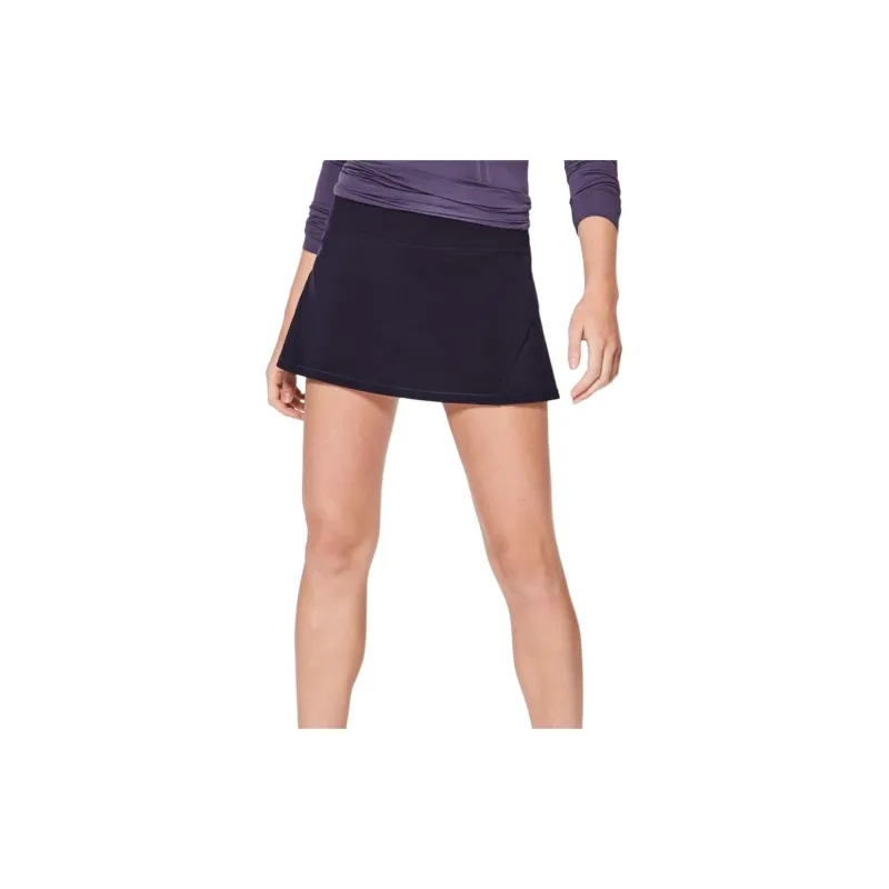 Lululemon Circuit Breaker Casual Short Skirts Women's Dark Blue-1