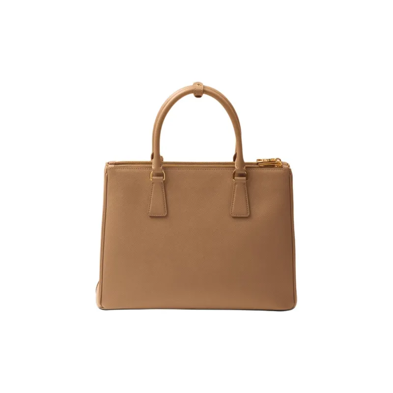 PRADA Galleria Killer Bag Saffiano Leather Shoulder Bag Crossbody Bag Handbag Large Size Women's Neutral Color-2