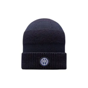 Moncler Nylon Beanies Men's Night Blue