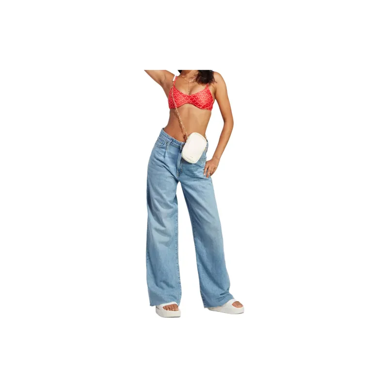 Adidas Originals Monogram Swim Top Two-Piece Swimsuits Women's Red-2