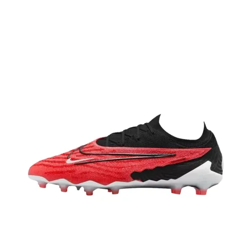 Nike Anti Slip Wear Resistant Soccer Shoes Men's Red Black
