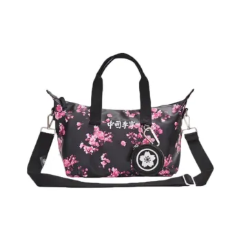 LiNing Fabric Shoulder Bag Crossbody Bag Handbag Medium Size Women's Black
